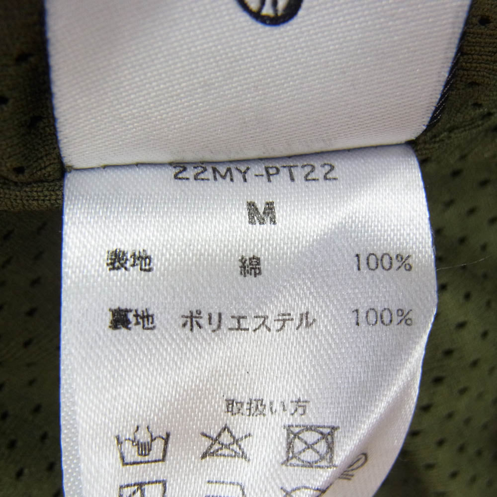 メイヨー 22MY-PT22 HEAVEN Embroidery Shorts ヘヴン エンブロイダリー ショーツ ショート ハーフ スウェット パンツ カーキ系 M【中古】