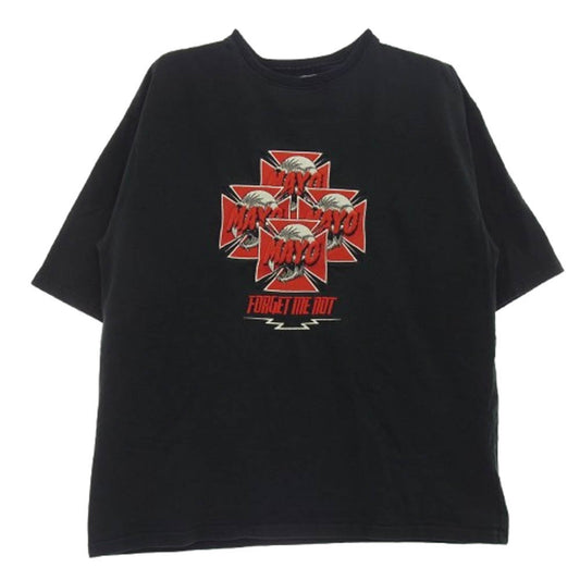 メイヨー 23MY-ST15 Hawk Embroidery Short Sleeve Tee ホーク エンブロイダリー ショート 半袖 Tシャツ ブラック系 L【中古】