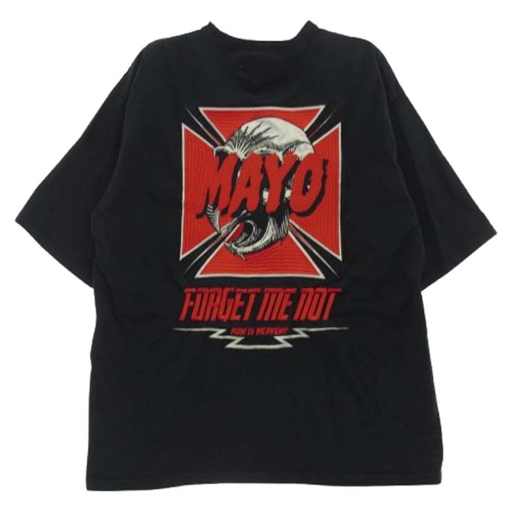 メイヨー 23MY-ST15 Hawk Embroidery Short Sleeve Tee ホーク エンブロイダリー ショート 半袖 Tシャツ ブラック系 L【中古】