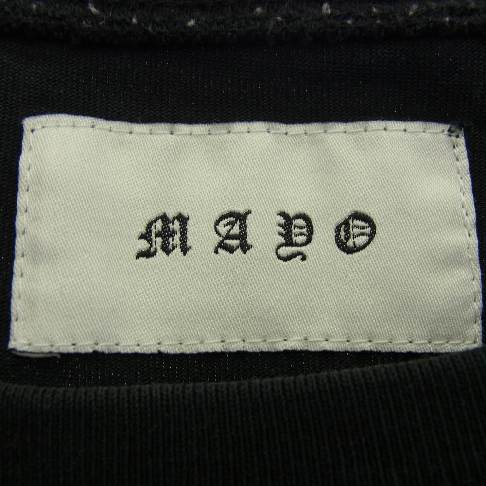 メイヨー 23MY-ST15 Hawk Embroidery Short Sleeve Tee ホーク エンブロイダリー ショート 半袖 Tシャツ ブラック系 L【中古】