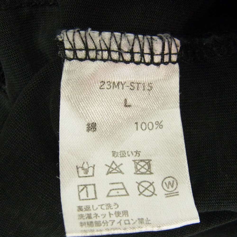 メイヨー 23MY-ST15 Hawk Embroidery Short Sleeve Tee ホーク エンブロイダリー ショート 半袖 Tシャツ ブラック系 L【中古】