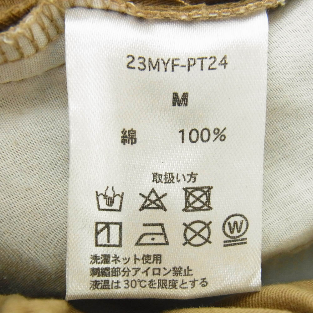 メイヨー 23AW FIRE EMBROIDERY CHINO PANTS エンブロイダリー チノ刺繍 パンツ ベージュ系 M【中古】