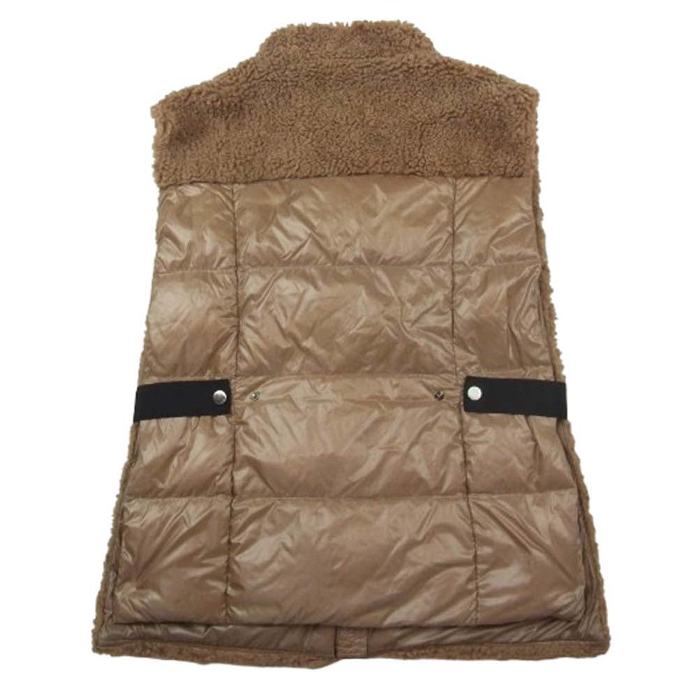 セブンティ ボアフリース切替 ダウンベスト ブラウン系 L【中古】