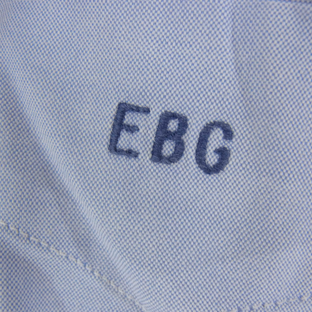 Brooks Brothers ブルックスブラザーズ USA製 EBG刺繍 ボタンダウン 長袖 シャツ ブルー系 17 1/2【中古】