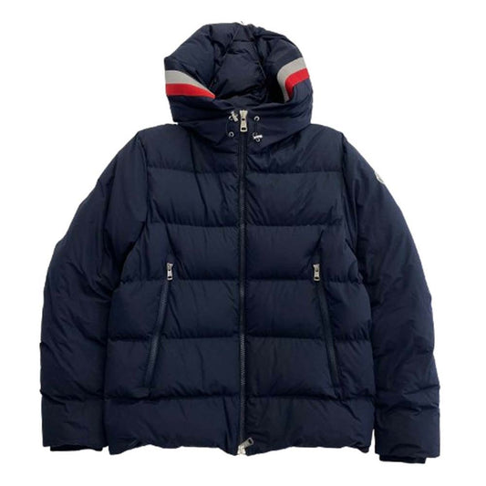 MONCLER モンクレール CORBORANT コルボラン フードロゴデザイン ダウンジャケット ネイビー系 3【中古】
