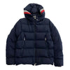 MONCLER モンクレール CORBORANT コルボラン フードロゴデザイン ダウンジャケット ネイビー系 3【中古】