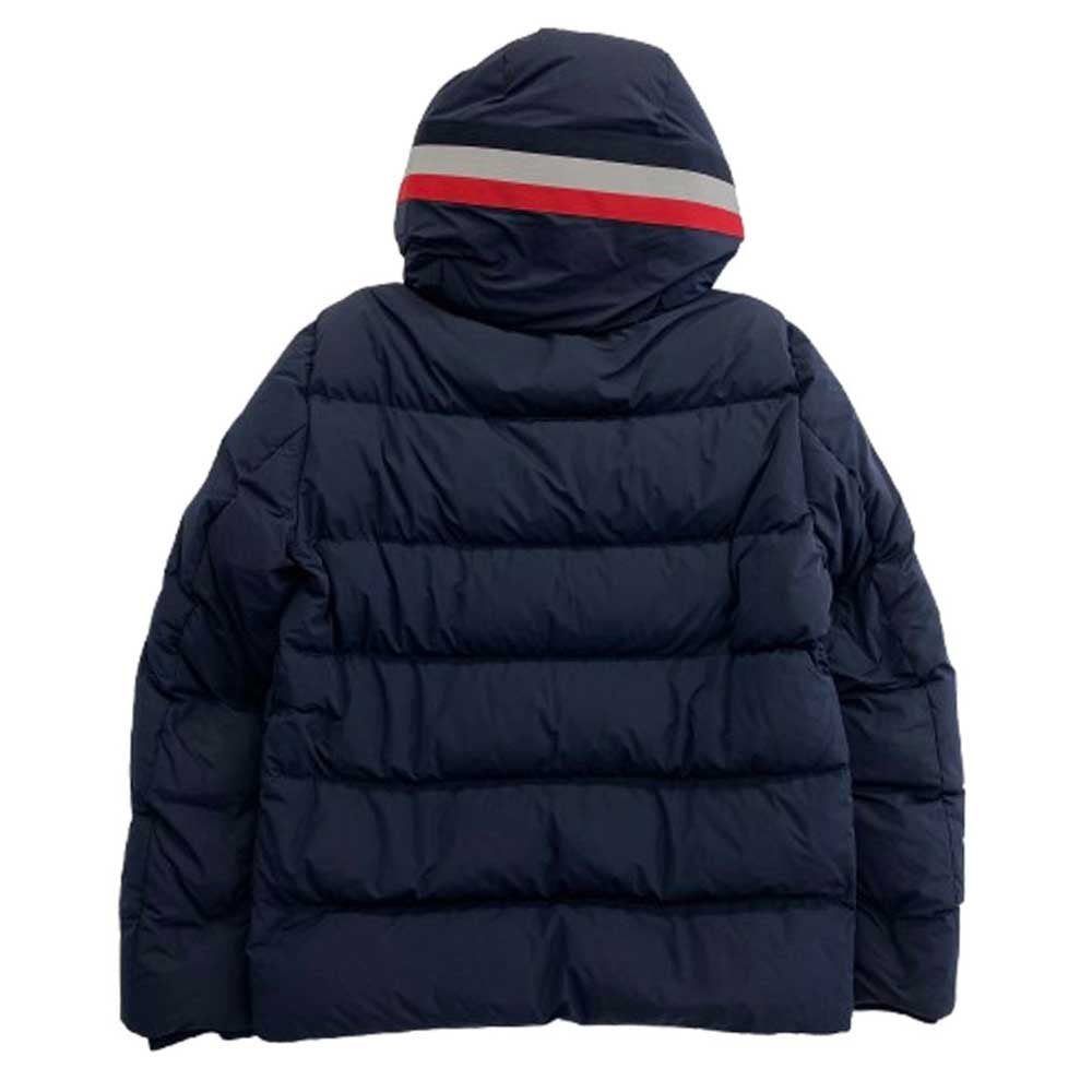 MONCLER モンクレール CORBORANT コルボラン フードロゴデザイン ダウンジャケット ネイビー系 3【中古】