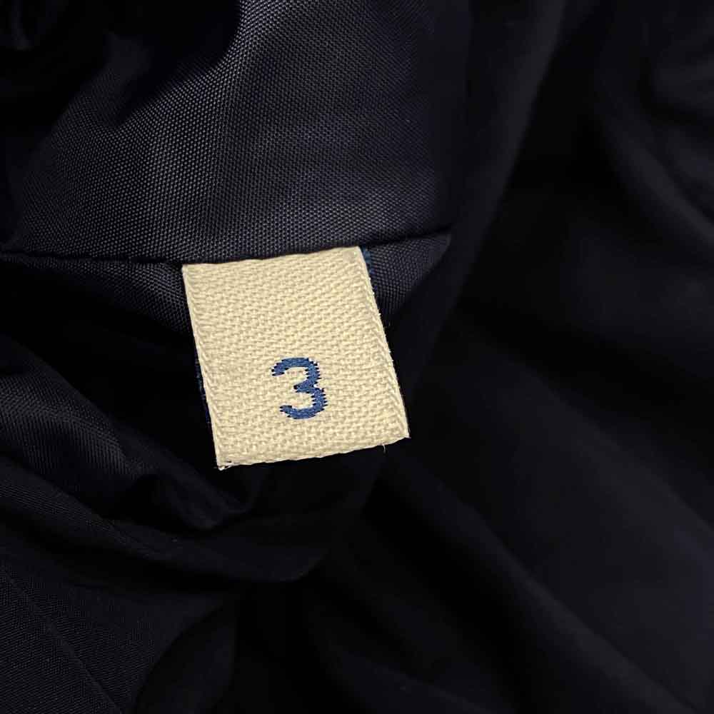 MONCLER モンクレール CORBORANT コルボラン フードロゴデザイン ダウンジャケット ネイビー系 3【中古】