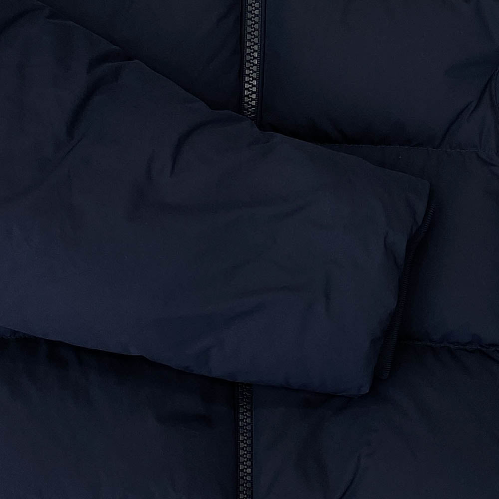 MONCLER モンクレール CORBORANT コルボラン フードロゴデザイン ダウンジャケット ネイビー系 3【中古】