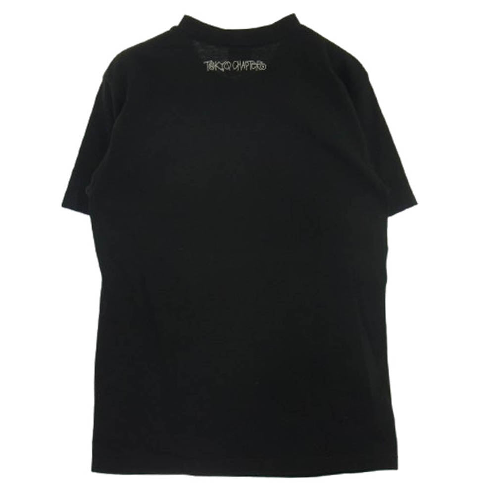 STUSSY ステューシー OLD SKOOL STILL KICK INIT スプレー缶 プリント クルーネック 半袖 Tシャツ ブラック系 S【中古】