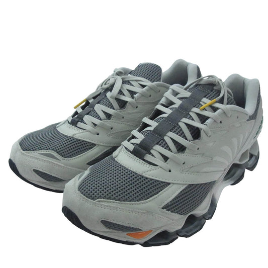 GRAPHPAPER グラフペーパー 20AW × Mizuno Wave Prophecy LS ミズノ ウェーブ プロフェシー スニーカー ライトグレー系 30cm【中古】
