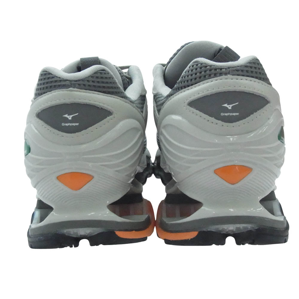 GRAPHPAPER グラフペーパー 20AW × Mizuno Wave Prophecy LS ミズノ ウェーブ プロフェシー スニーカー ライトグレー系 30cm【中古】