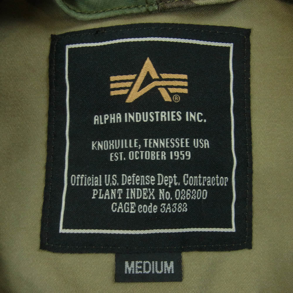 ALPHA アルファ TA1165-120 M65 FIELD JACKET フィールド ジャケット 中国製 グリーン系 ブラウン系 M【中古】