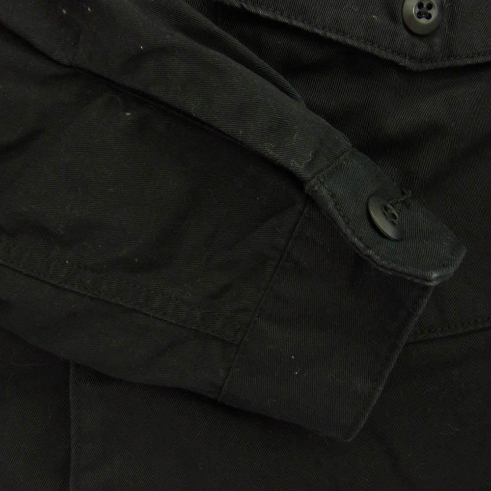 AVIREX アヴィレックス 6175147 スーベニア シャツ 刺繍 ミリタリー シャツ ブラック系 M【中古】