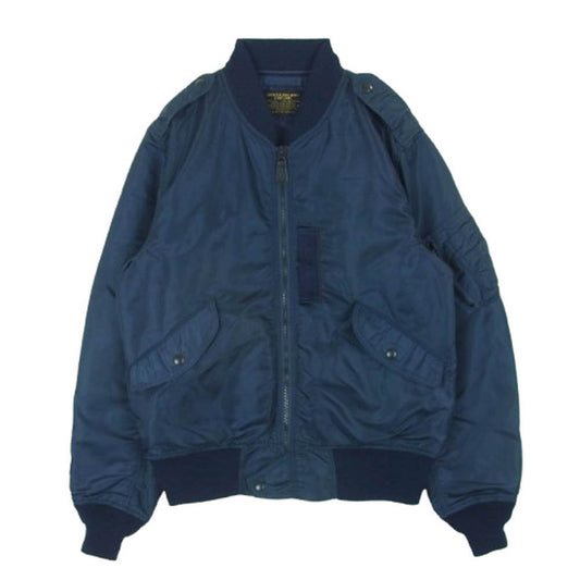 AVIREX アヴィレックス 6182215 L-2B VINTAGE ヴィンテージモデル フライト ジャケット 中国製 ネイビー系 38【中古】