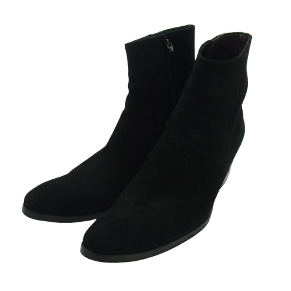 ガラアーベント スエードレザー サイドジップ ブーツ ホワイト系 L【中古】