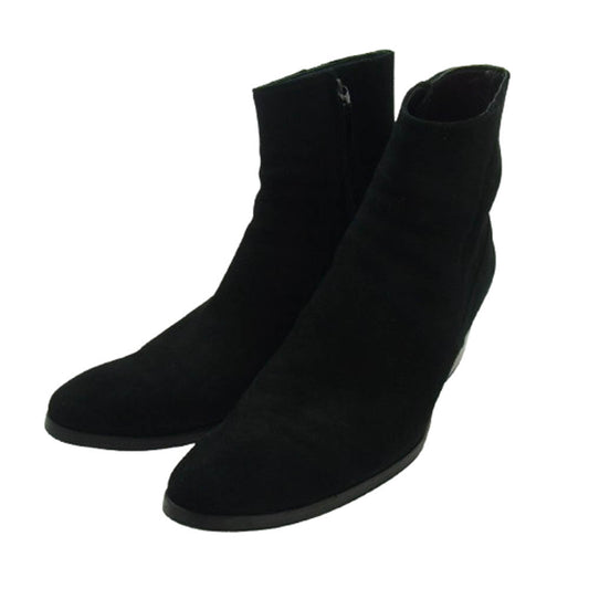 ガラアーベント スエードレザー サイドジップ ブーツ ホワイト系 L【中古】