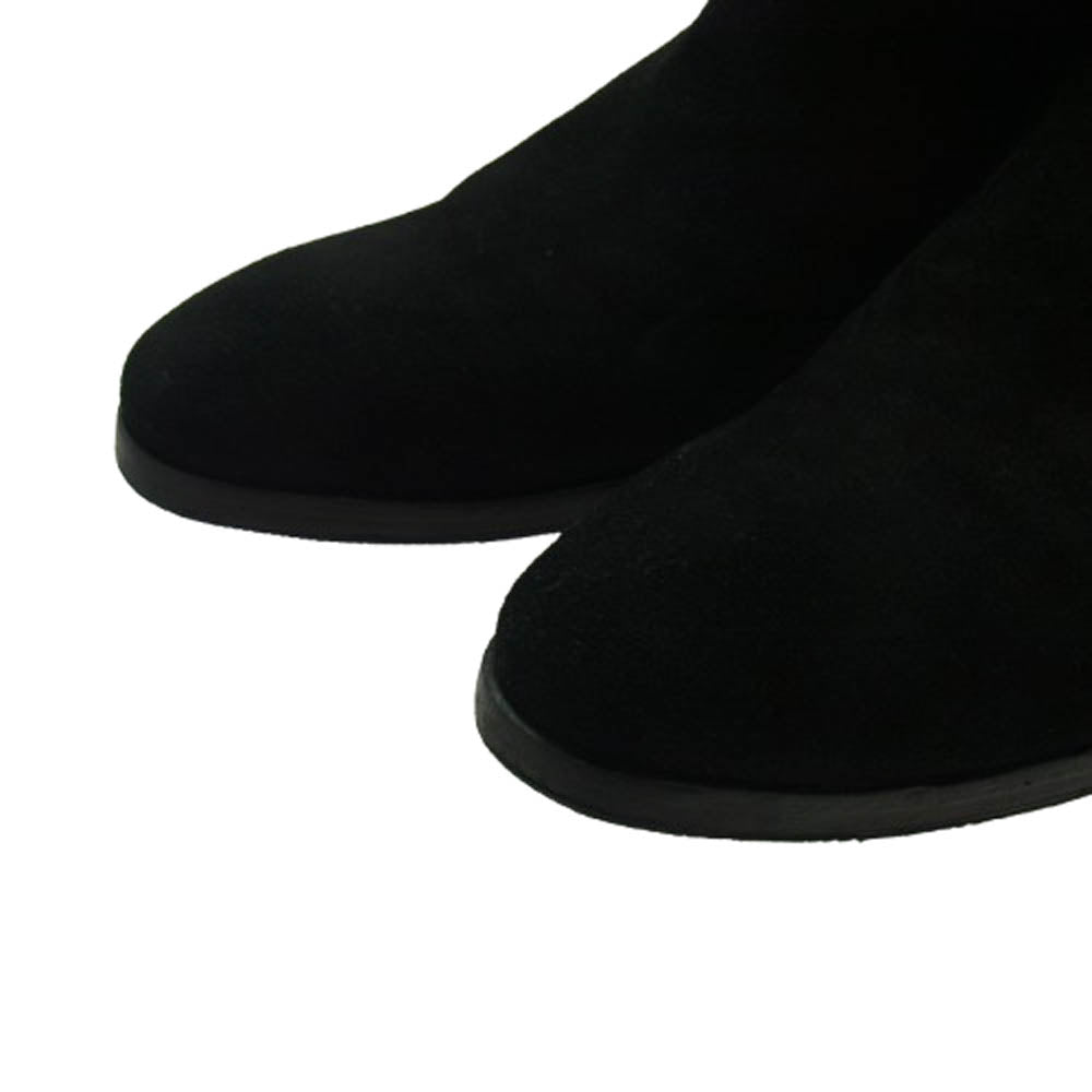 ガラアーベント スエードレザー サイドジップ ブーツ ホワイト系 L【中古】