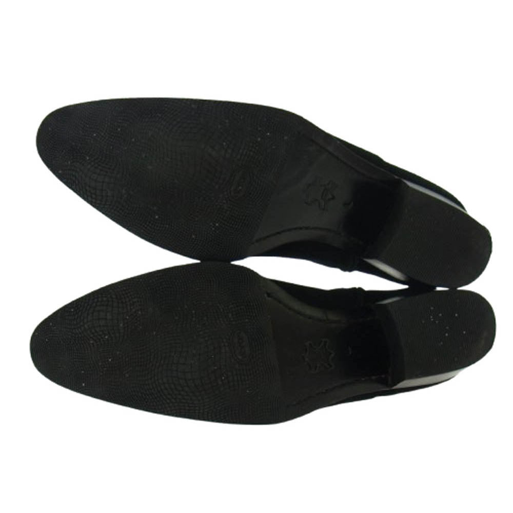 ガラアーベント スエードレザー サイドジップ ブーツ ホワイト系 L【中古】