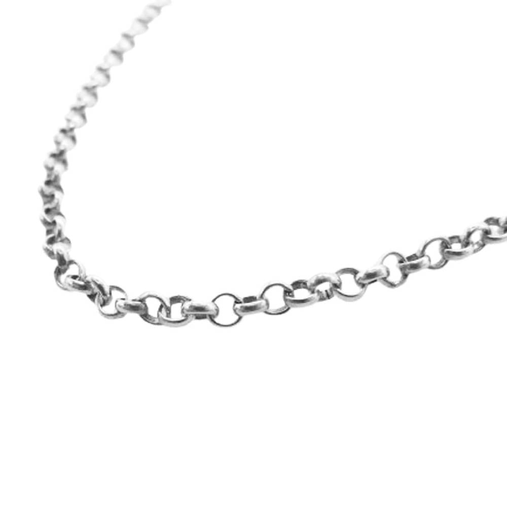CHROME HEARTS クロムハーツ（原本有） 18inch NECKCHAIN R18 ロールチェーン ネックレス 18インチ シルバー系【中古】