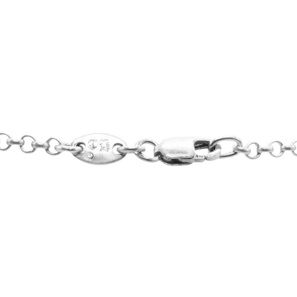 CHROME HEARTS クロムハーツ（原本有） 18inch NECKCHAIN R18 ロールチェーン ネックレス 18インチ シルバー系【中古】