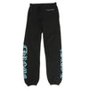 CHROME HEARTS クロムハーツ（原本無） Sweat Pants サイドロゴプリント スウェットパンツ ブラック系 S【中古】