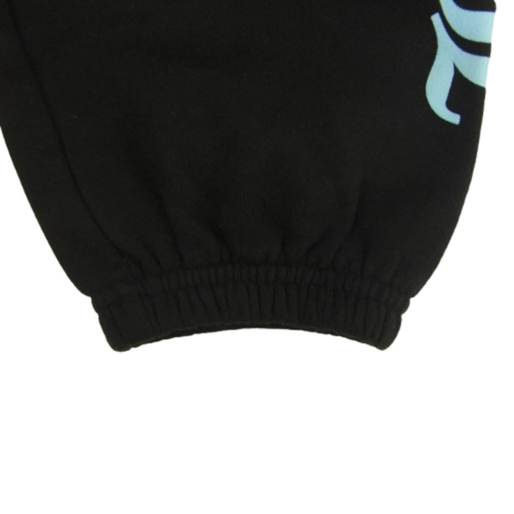 CHROME HEARTS クロムハーツ（原本無） Sweat Pants サイドロゴプリント スウェットパンツ ブラック系 S【中古】