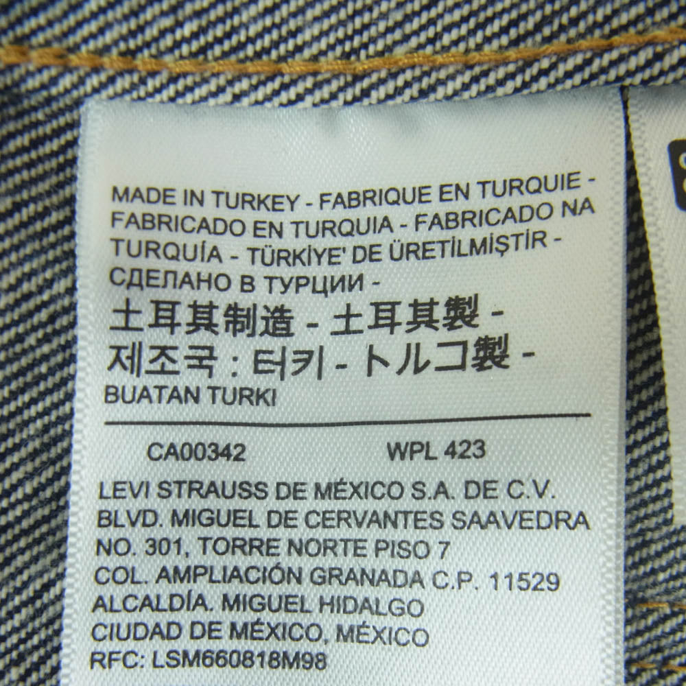 Levi's リーバイス 70507-0062 LVC 1953s TYPE2 JACKET 2nd デニム トラッカー ジャケット インディゴブルー系 38【中古】