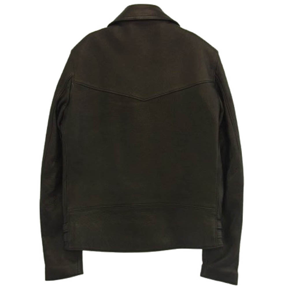 The REAL McCOY'S ザリアルマッコイズ × Lewis Leathers ルイスレザー Lightning ディアスキン ライトニング ライダース ジャケット ブラック系 38【美品】【中古】