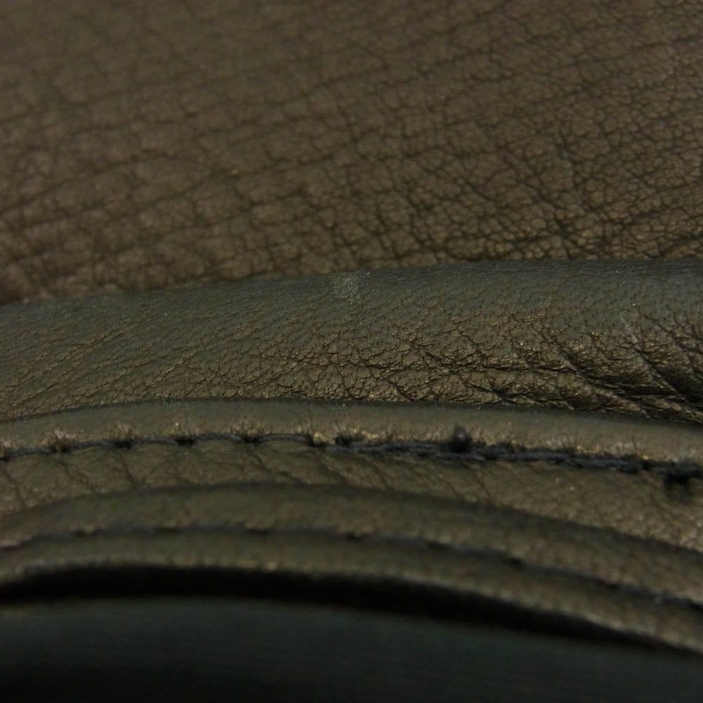 The REAL McCOY'S ザリアルマッコイズ × Lewis Leathers ルイスレザー Lightning ディアスキン ライトニング ライダース ジャケット ダークブラウン系 38【美品】【中古】