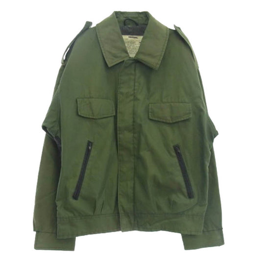 Vintage ヴィンテージ 90s カナダ FISERY OFFICER オフィサー ショート コート ジャケット カーキ系 M【中古】