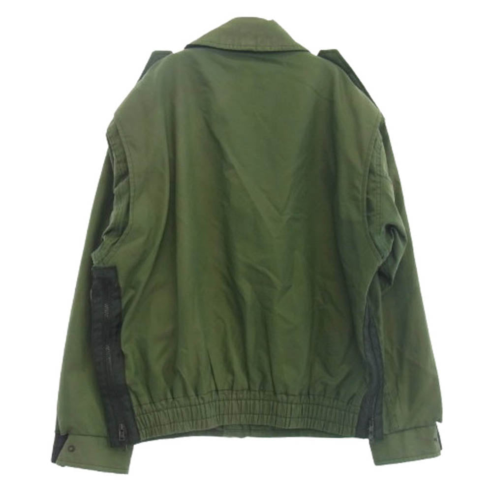 Vintage ヴィンテージ 90s カナダ FISERY OFFICER オフィサー ショート コート ジャケット カーキ系 M【中古】