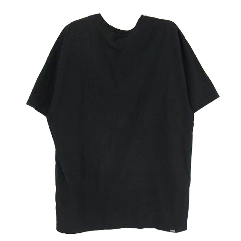 HYSTERIC GLAMOUR ヒステリックグラマー 02253CT06 HOLD YOUR FIRE ホールド ユアー ファイアー プリント 半袖 Tシャツ カットソー ブラック系 L【中古】