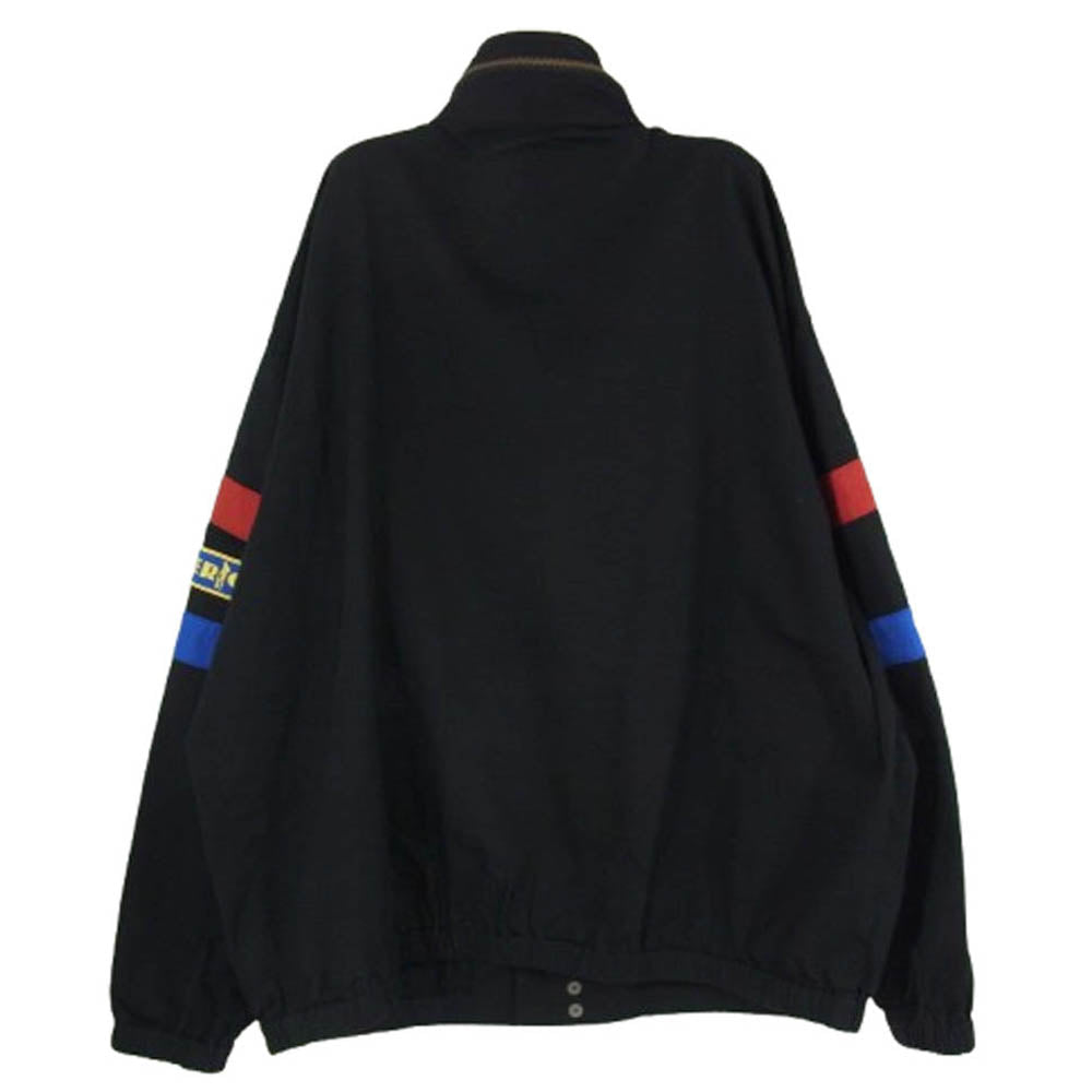 HYSTERIC GLAMOUR ヒステリックグラマー 25SS 02251AB11 HYSTERIC ロゴワッペン レーシング ジャケット ブルゾン ブラック系 L【中古】