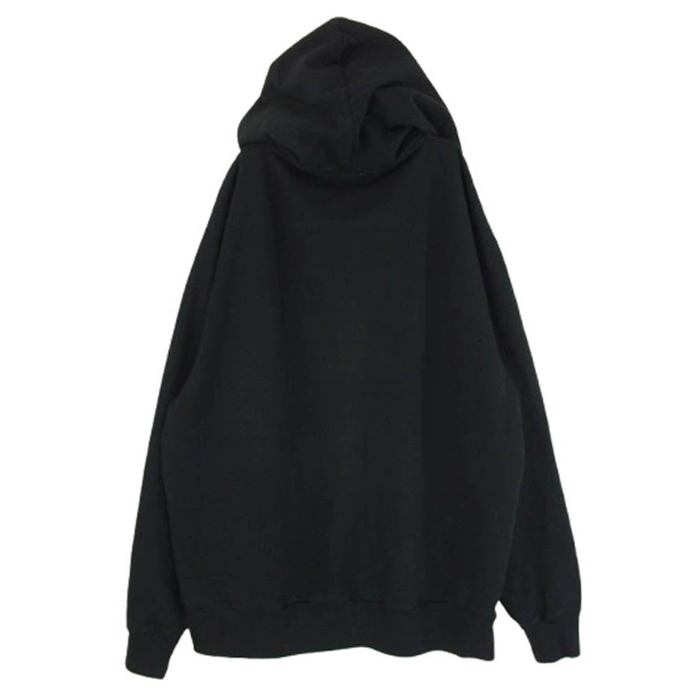 HYSTERIC GLAMOUR ヒステリックグラマー 25SS 02251CF01 HYSTERIC TIMES HOODIE ヒステリック タイムズ フーディ ガールプリント ジップアップ パーカー ブラック系 L【中古】