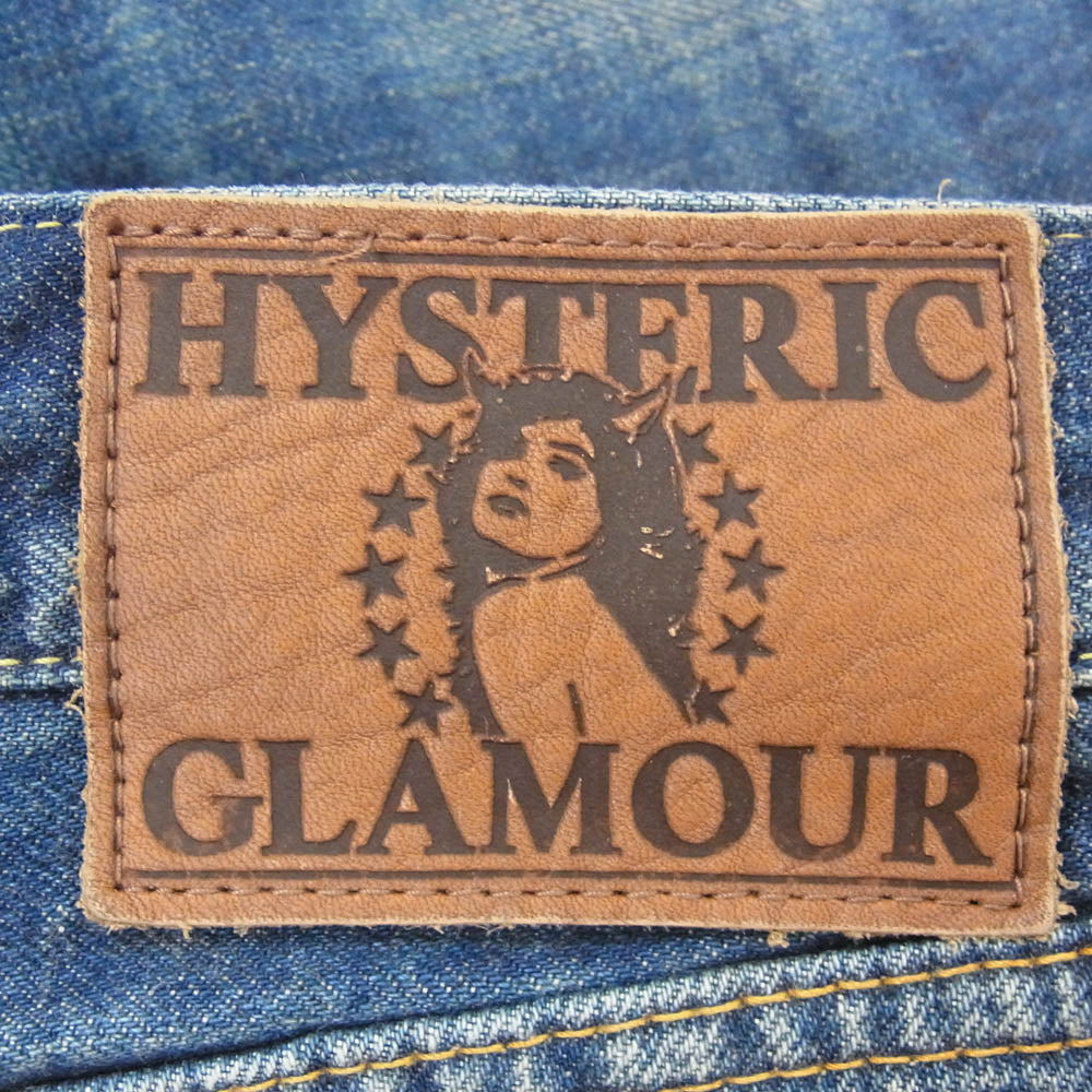 HYSTERIC GLAMOUR ヒステリックグラマー 02251AP02 HRA加工 WW2 ストレートデニム パンツ インディゴブルー系 32【中古】