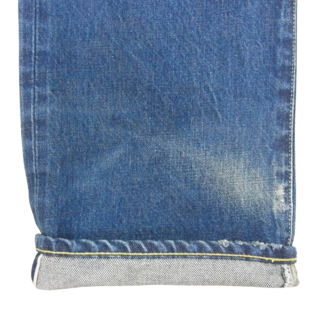 HYSTERIC GLAMOUR ヒステリックグラマー 02251AP02 HRA加工 WW2 ストレートデニム パンツ インディゴブルー系 32【中古】