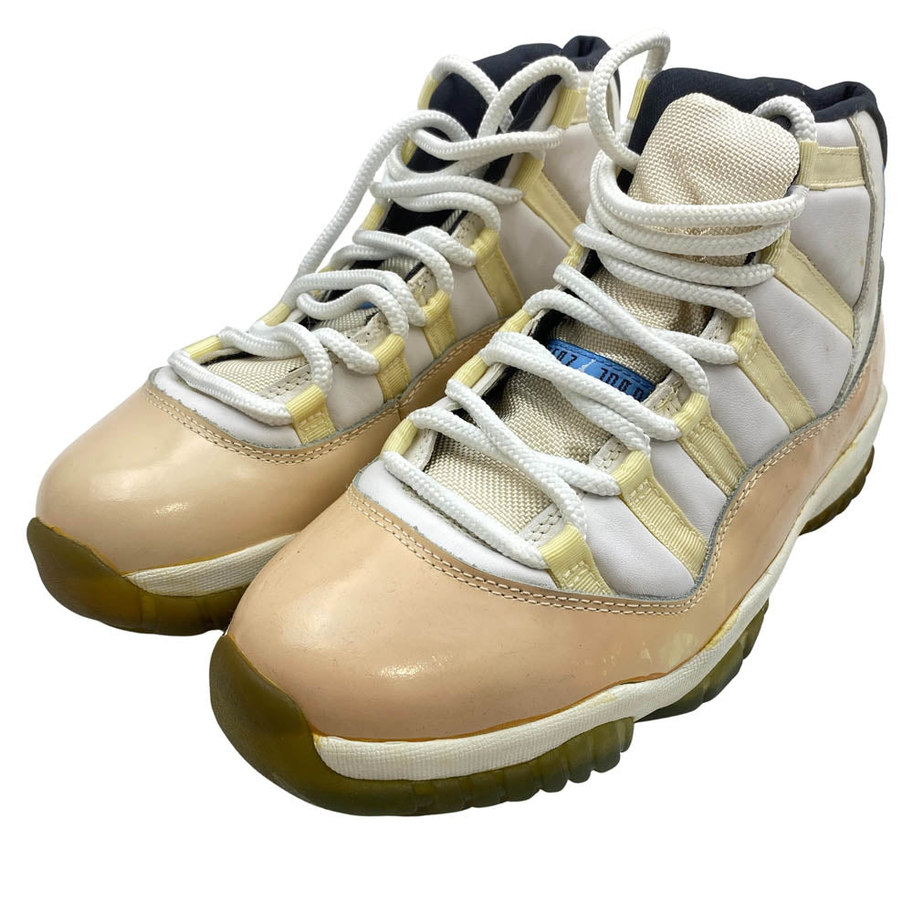NIKE ナイキ 130245-141 【観賞用】ヴィンテージ 90s Air Jordan 11 OG Columbia エアジョーダン11 スニーカー ベージュ系 26cm【中古】