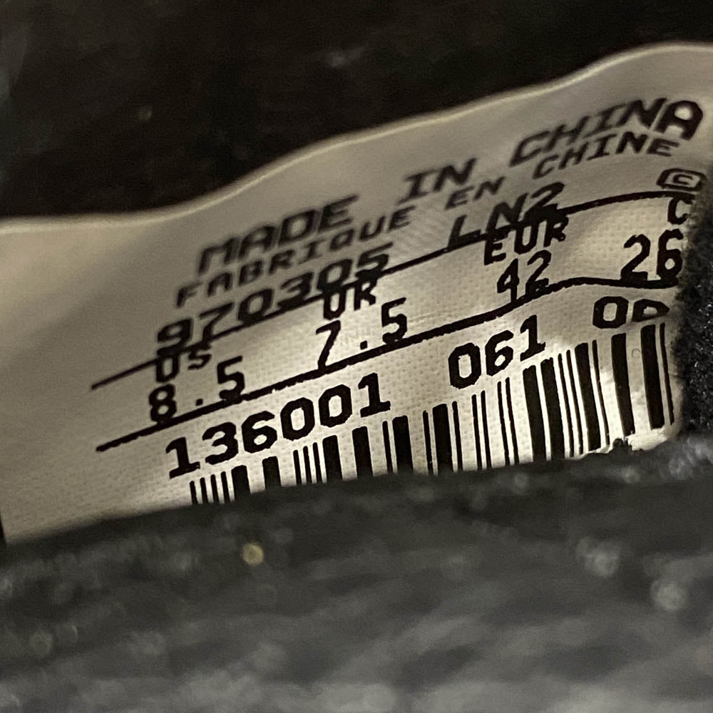 NIKE ナイキ 136001-061 【観賞用】ヴィンテージ 90s Air Jordan 12 OG Playoffs エアジョーダン12 スニーカー ブラック系 26.5cm【中古】