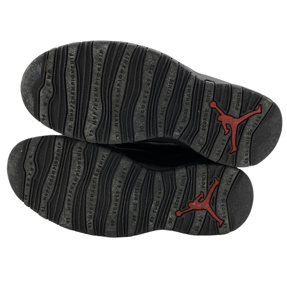 NIKE ナイキ 130209-001 【観賞用】ヴィンテージ 90s 台湾製 Air Jordan 10 OG "Shadow Grey エアジョーダン10 スニーカー ブラック系 26.5cm【中古】
