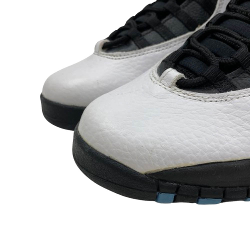 NIKE ナイキ 130209-102 【観賞用】ヴィンテージ 90s 台湾製 Air Jordan 10 OG Charlotte Hornets エアジョーダン10 スニーカー ホワイト系 ブラック系 26.5cm【中古】