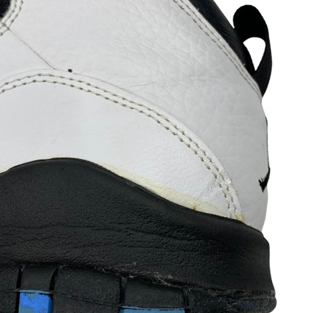 NIKE ナイキ 130209-102 【観賞用】ヴィンテージ 90s 台湾製 Air Jordan 10 OG Charlotte Hornets エアジョーダン10 スニーカー ホワイト系 ブラック系 26.5cm【中古】