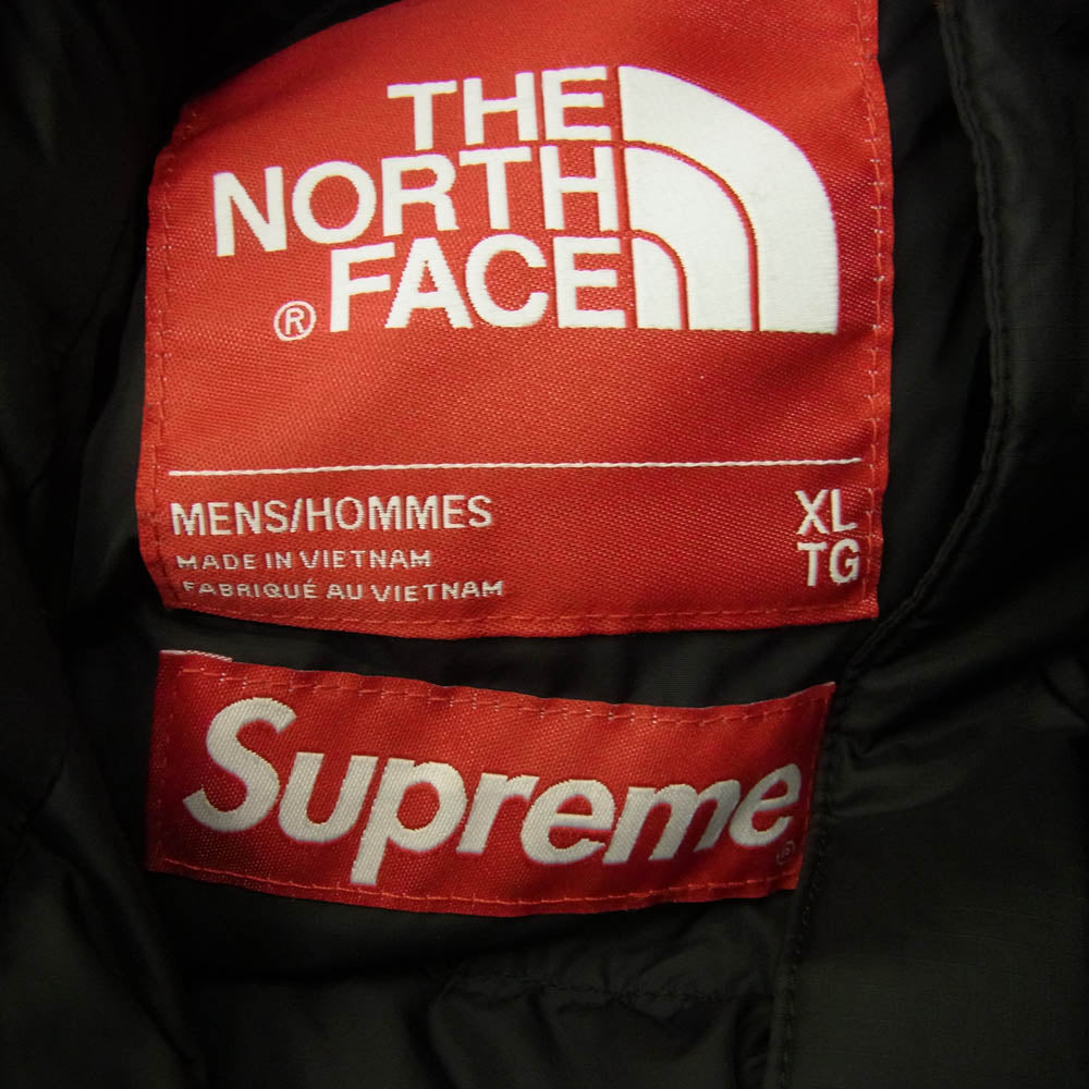 Supreme シュプリーム 24AW ND02400I × THE NORTH FACE Split Nuptse Jacket Black ザノースフェイス スプリット ヌプシ ジャケット ブラック ブラック系 XL【中古】