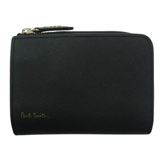 Paul Smith ポール・スミス レザー コインケース キーケース ブラック系【中古】