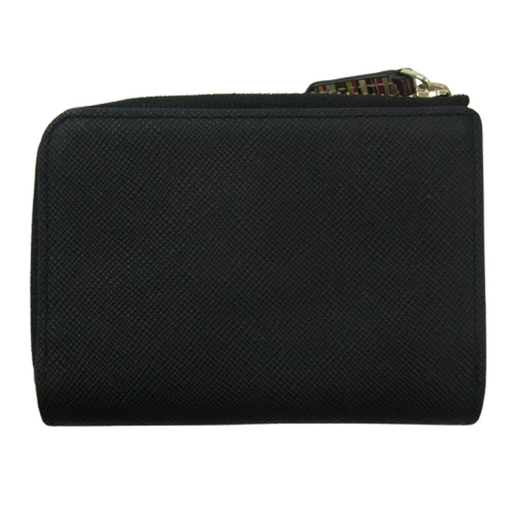 Paul Smith ポール・スミス レザー コインケース キーケース ブラック系【中古】