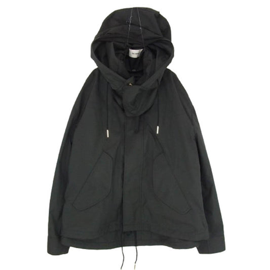 THE RERACS ザリラクス 22AW 22FW-RECT-328L THE MODS COAT ショート モッズコート ジャケット ブルゾン ブラック系 38【中古】