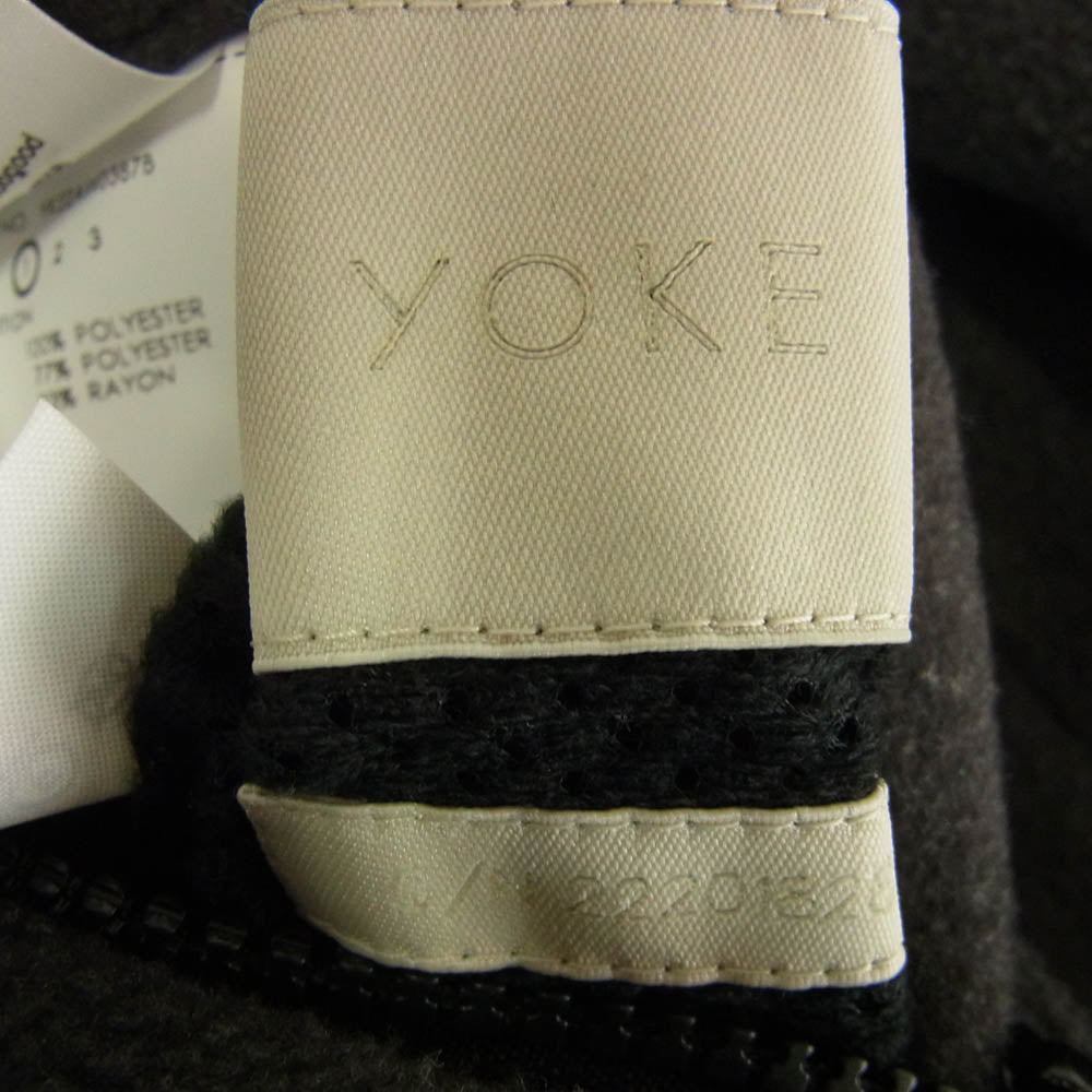YOKE ヨーク 22AW YK22AW0387B RIVERSBLE MILITARY BLOUSON リバーシブル ミリタリー ブルゾン 内フリース ジャケット ブラック系 1【中古】
