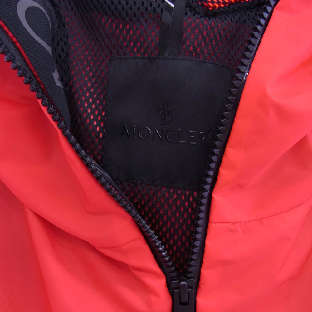 MONCLER モンクレール 23SS I10911A00107 PAKITO フルジップ フード ナイロン ベスト レッド系 2【中古】