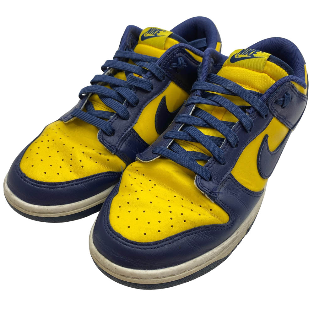 NIKE ナイキ DD1391-700 Dunk Low Michigan ダンク ロー ミシガン イエロー系 28cm【中古】
