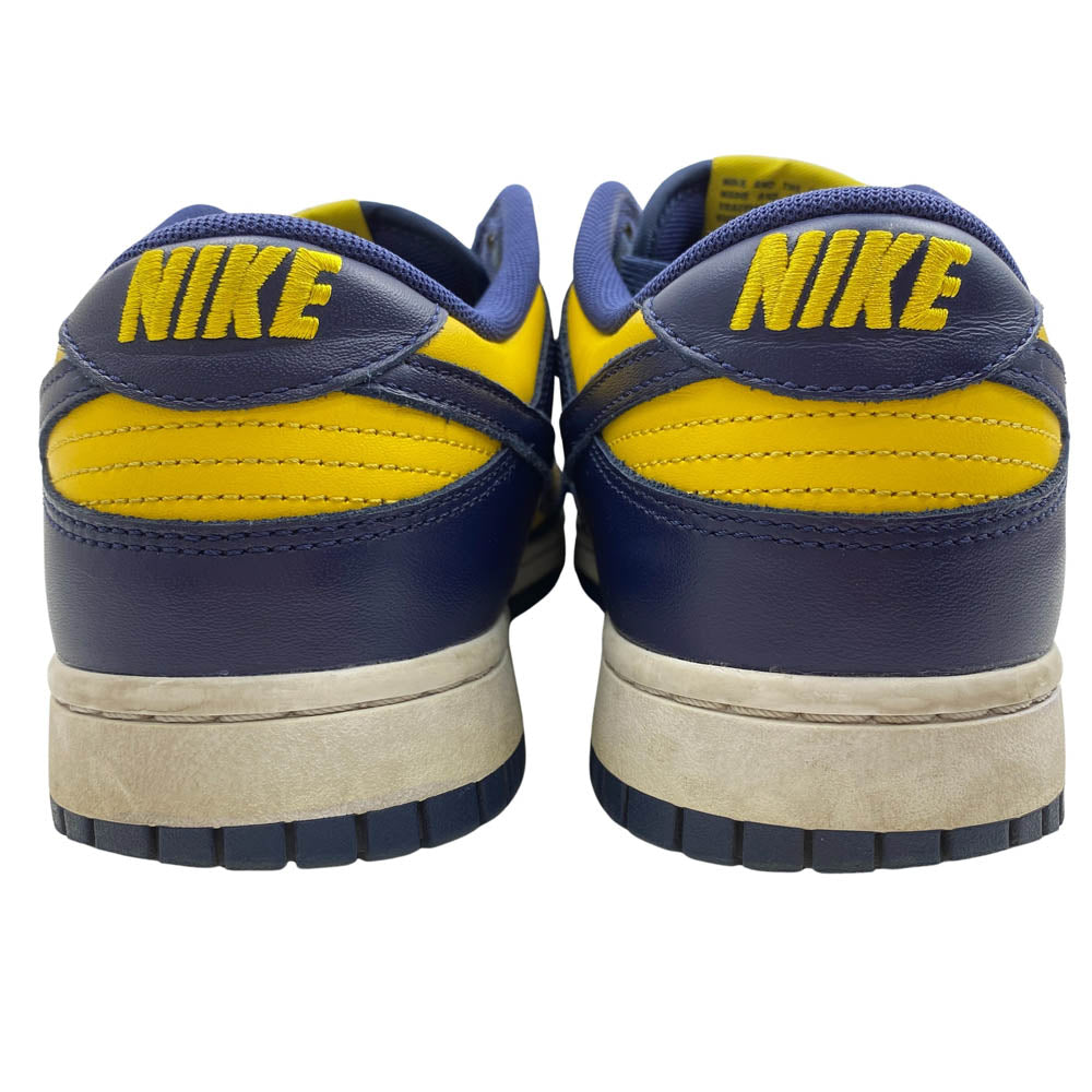 NIKE ナイキ DD1391-700 Dunk Low Michigan ダンク ロー ミシガン イエロー系 28cm【中古】